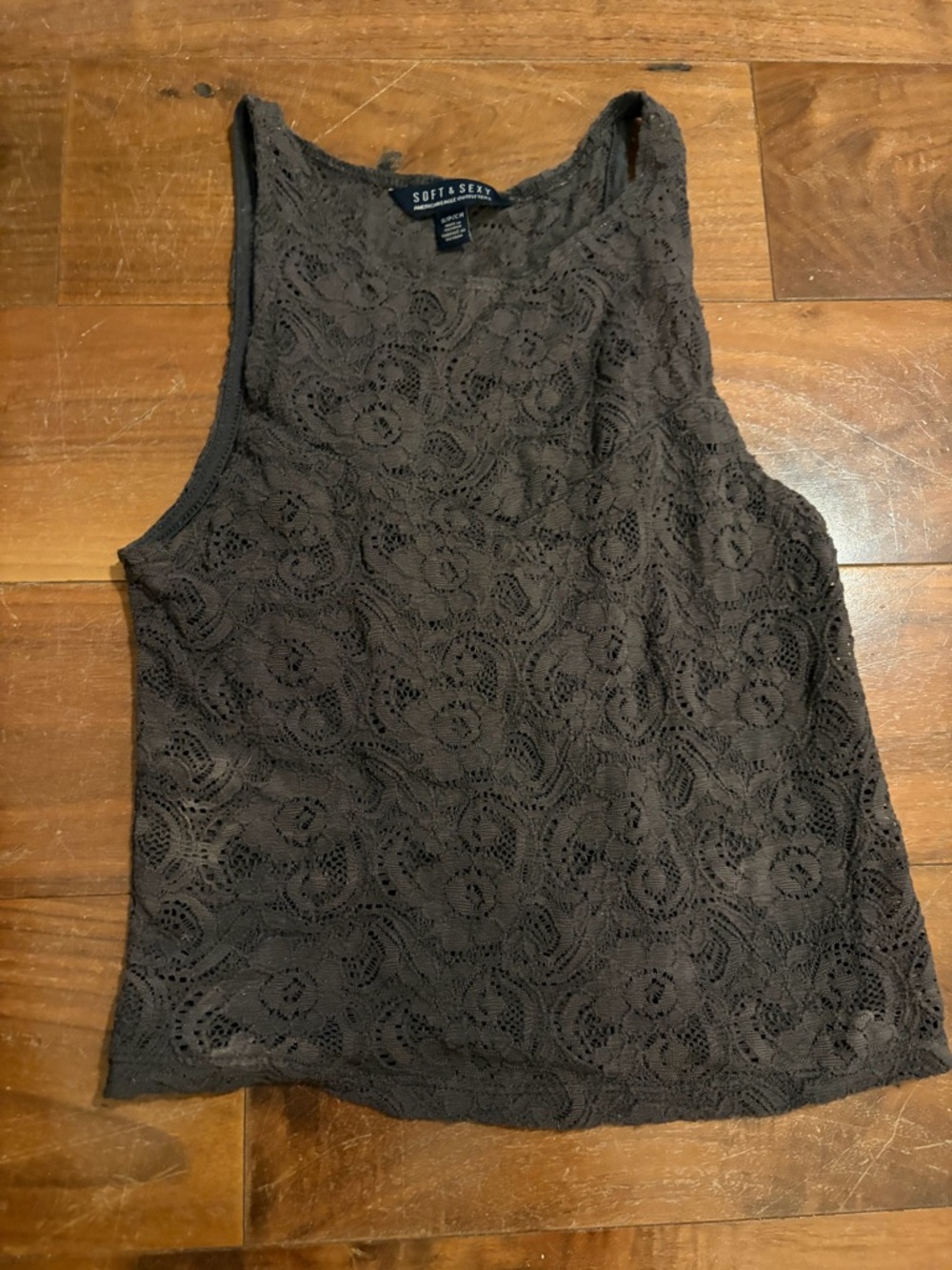 American Eagle Outfitters Brown Lace Camisole Tank